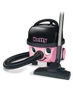 Numatic HET160 Hetty Bagged Cylinder Vacuum Cleaner, Pink